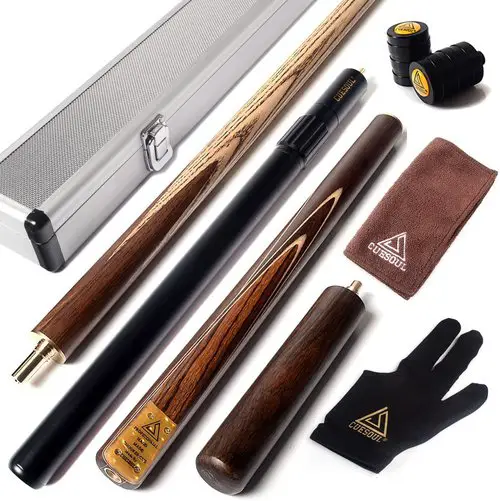 CUESOUL Handcraft Jointed Pool & Snooker Cue with Butt End Extension and Case.jpg
