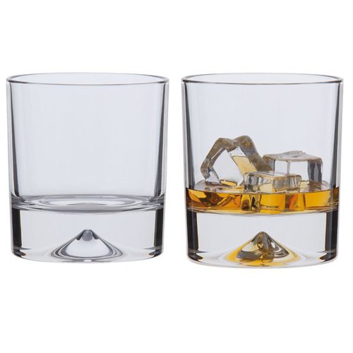 Dartington Crystal Dimple Double Old Fashioned Whiskey Glasses, Set of 2, 285ml .jpeg